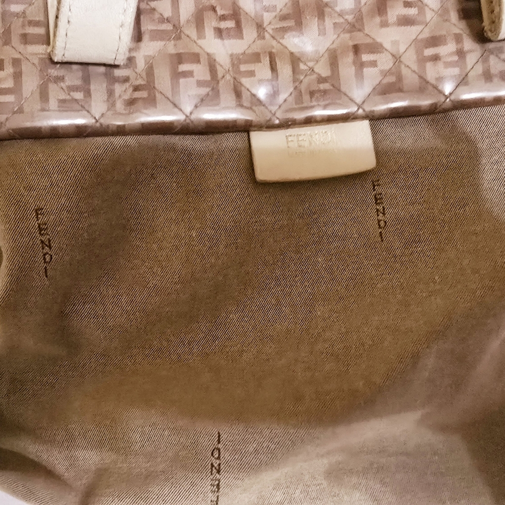 Fendi Beige Women's Bag with Multicolor Tassel - Picture 5 of 10